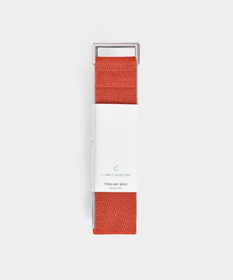 Align & Thrive Cotton Yoga Strap - Sustainable Precision for Your Practice - Corkcollective