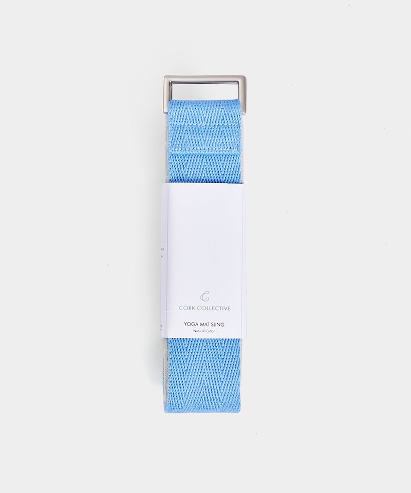 Align & Thrive Cotton Yoga Strap - Sustainable Precision for Your Practice - Corkcollective