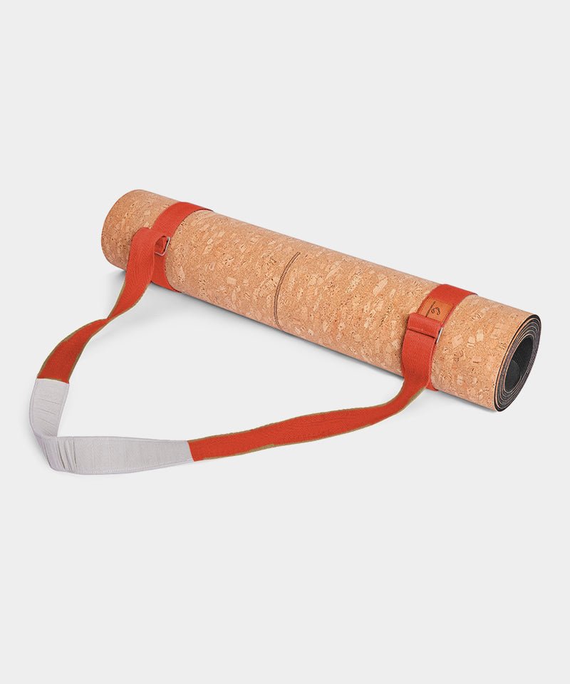Align & Thrive Cotton Yoga Strap - Sustainable Precision for Your Practice - Corkcollective