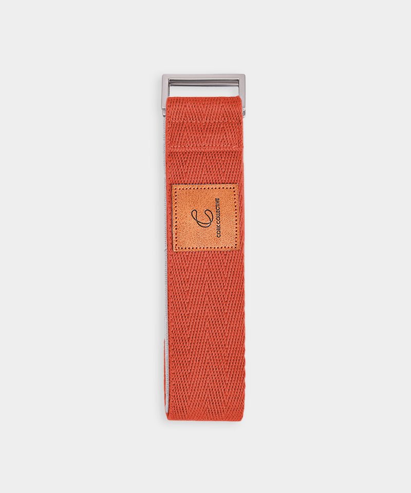 Align & Thrive Cotton Yoga Strap - Sustainable Precision for Your Practice - Corkcollective