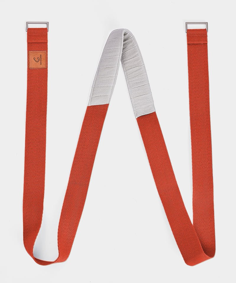 Align & Thrive Cotton Yoga Strap - Sustainable Precision for Your Practice - Corkcollective