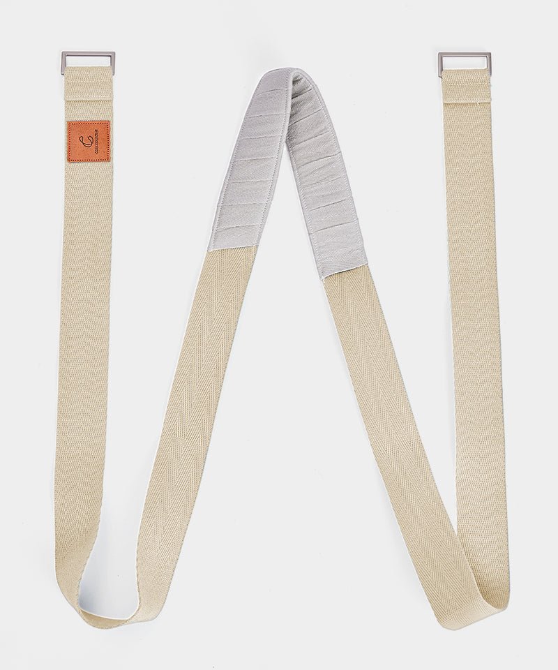 Align & Thrive Cotton Yoga Strap - Sustainable Precision for Your Practice - Corkcollective