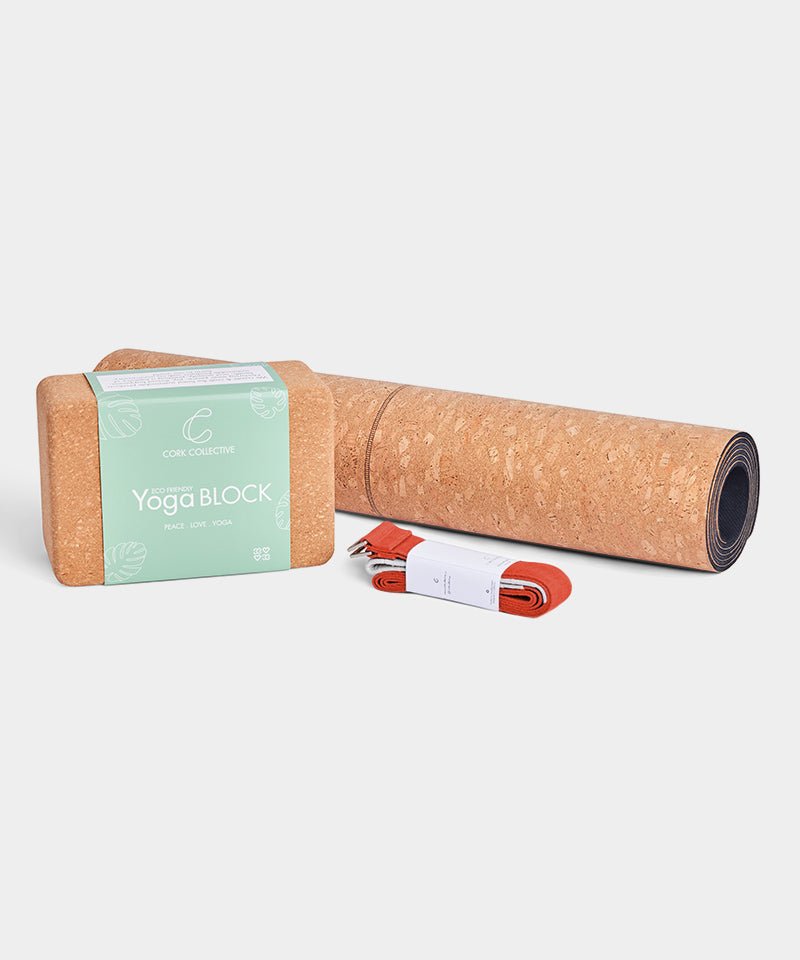 Arizona mat, Strap and Block Bundle - Corkcollective
