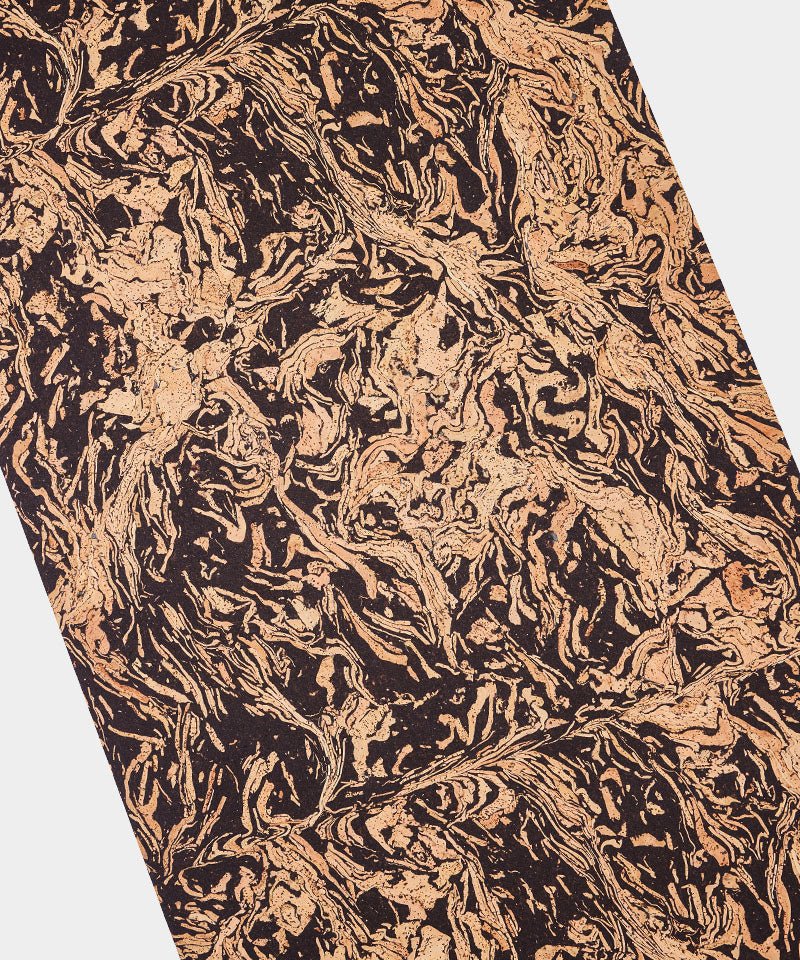 Latte | World First Recycled Coffee Grounds Yoga Mat - Non Slip, Non Toxic, Eco Friendly - Corkcollective