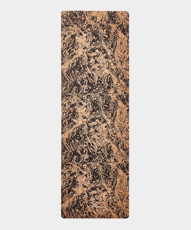 Latte | World First Recycled Coffee Grounds Yoga Mat - Non Slip, Non Toxic, Eco Friendly - Corkcollective