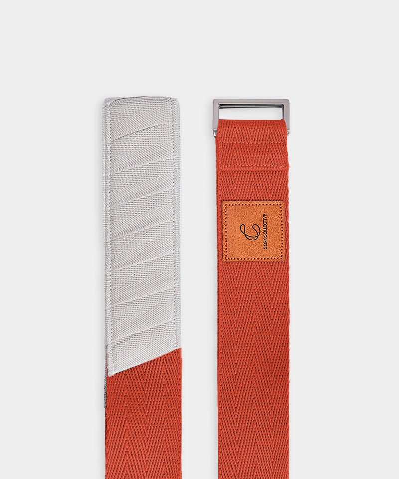 Align & Thrive Cotton Yoga Strap - Sustainable Precision for Your Practice - Corkcollective