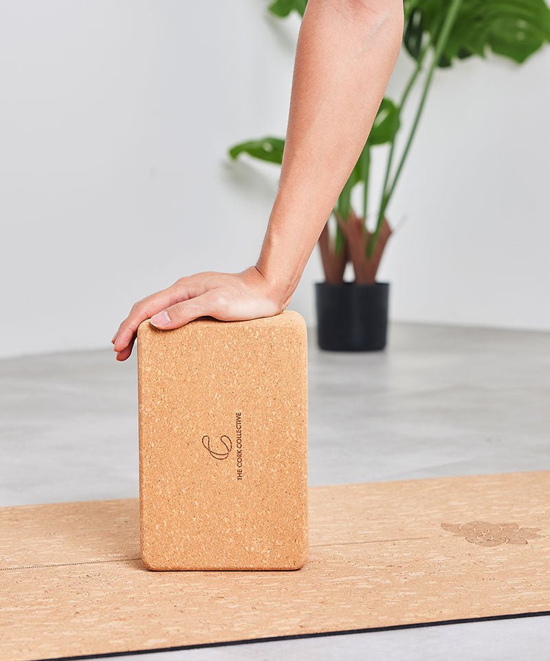 Artisanal Cork Yoga Block - Nature's Support for Your Practice - corkcollective