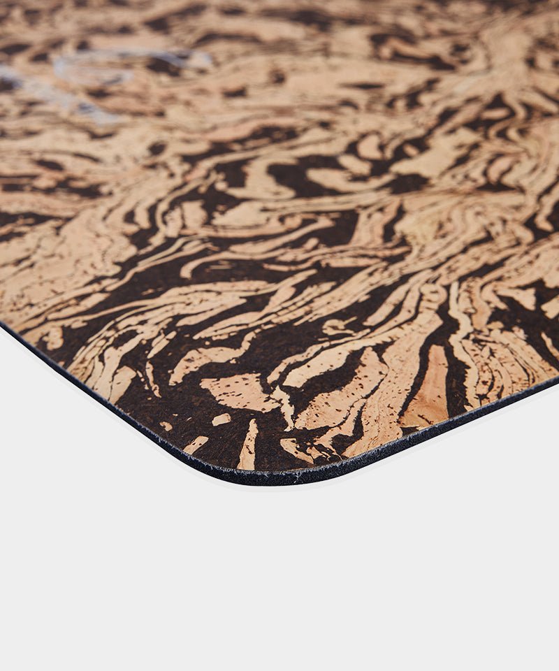 Latte | World First Recycled Coffee Grounds Yoga Mat - Non Slip, Non Toxic, Eco Friendly - Corkcollective